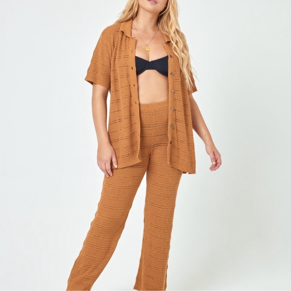 L*SPACE MARBELLA TOP IN MOJAVE (BROWN) - Picture 6 of 13